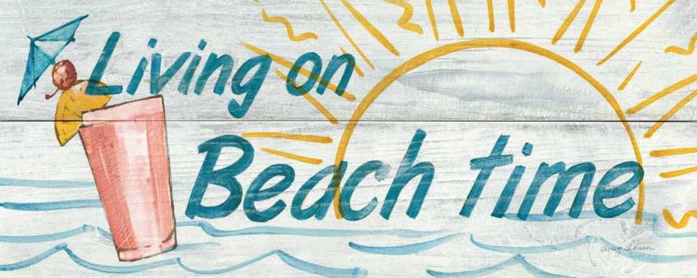 Living on Beach Time- In Color art print by Avery Tillmon for $57.95 CAD