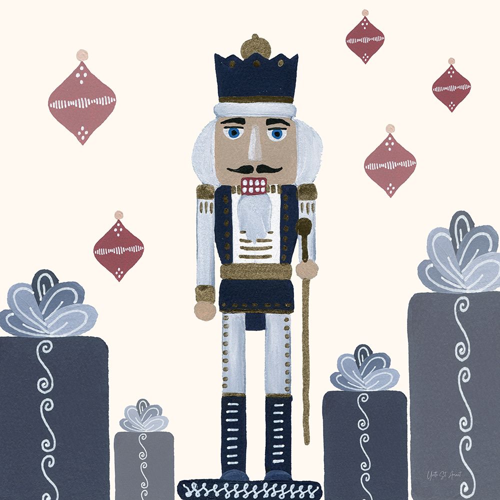 Vintage Nutcrackers II art print by Yvette St. Amant for $57.95 CAD