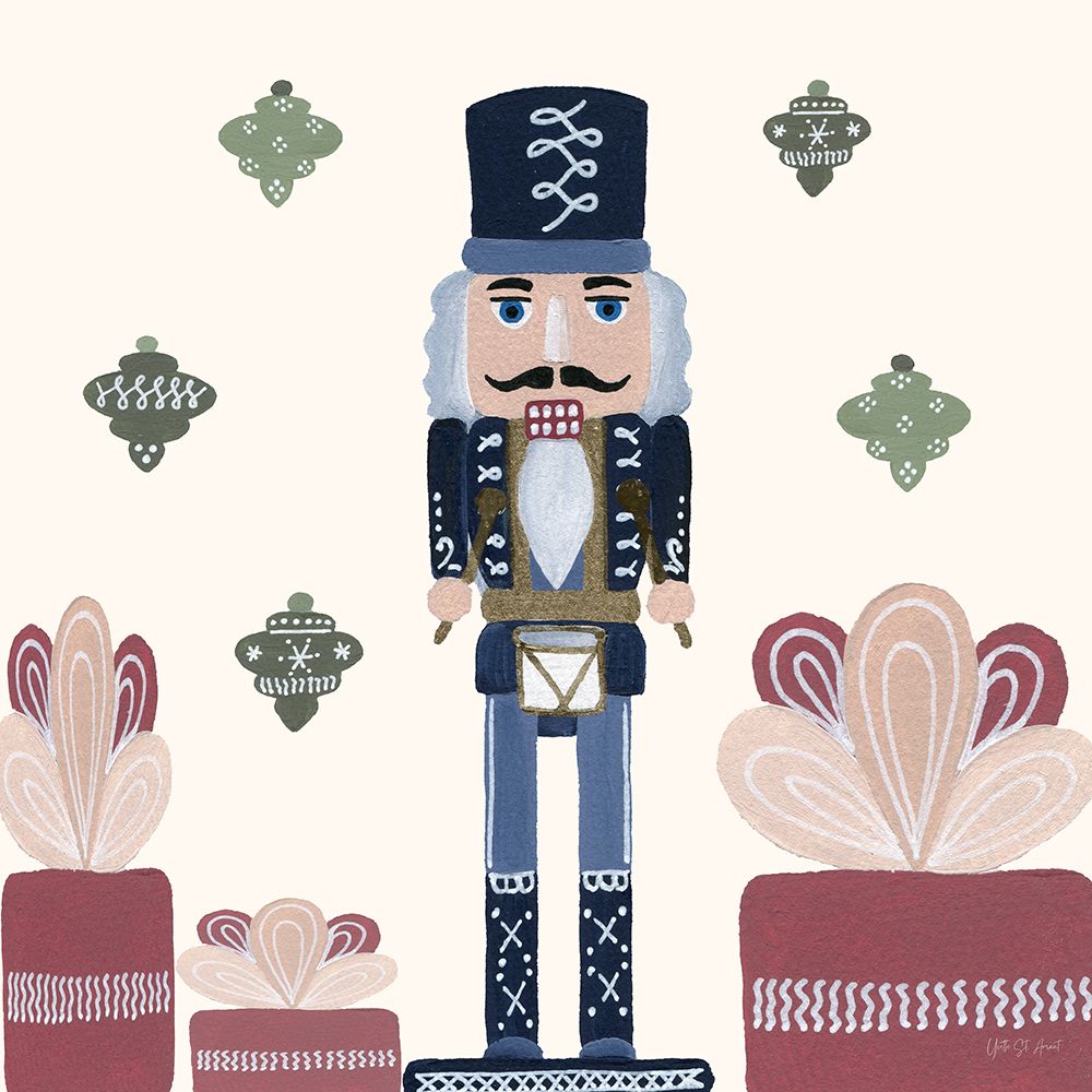 Vintage Nutcrackers III art print by Yvette St. Amant for $57.95 CAD