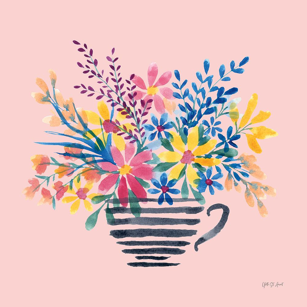 Fun Florals I art print by Yvette St. Amant for $57.95 CAD