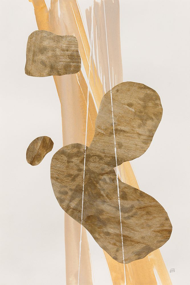 Metallic Texture Tall I art print by Chris Paschke for $57.95 CAD