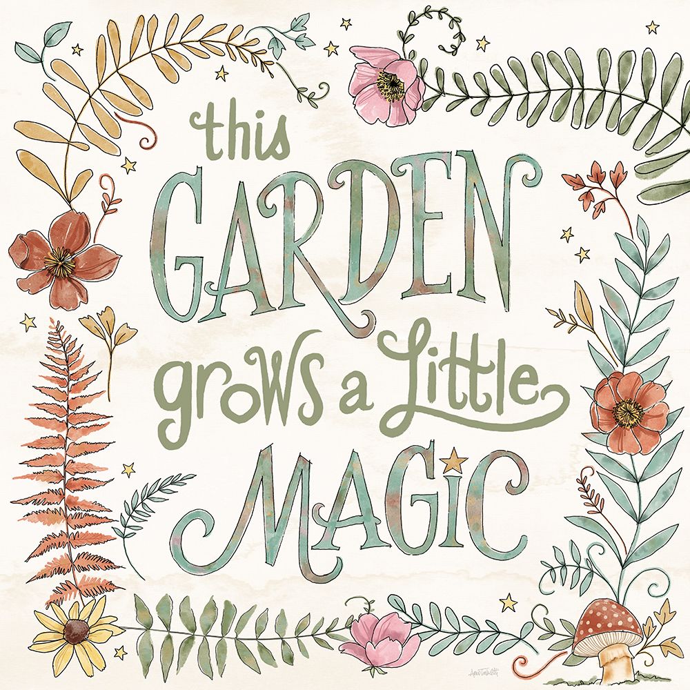 Garden Fairies VI art print by Anne Tavoletti for $57.95 CAD