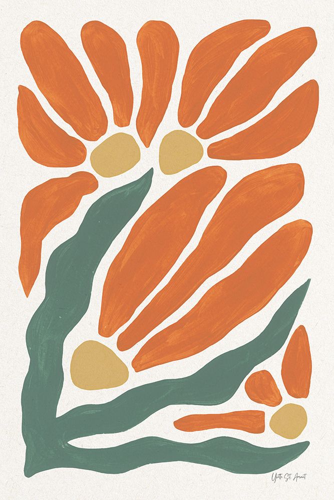 Modern Botanica I art print by Yvette St. Amant for $57.95 CAD
