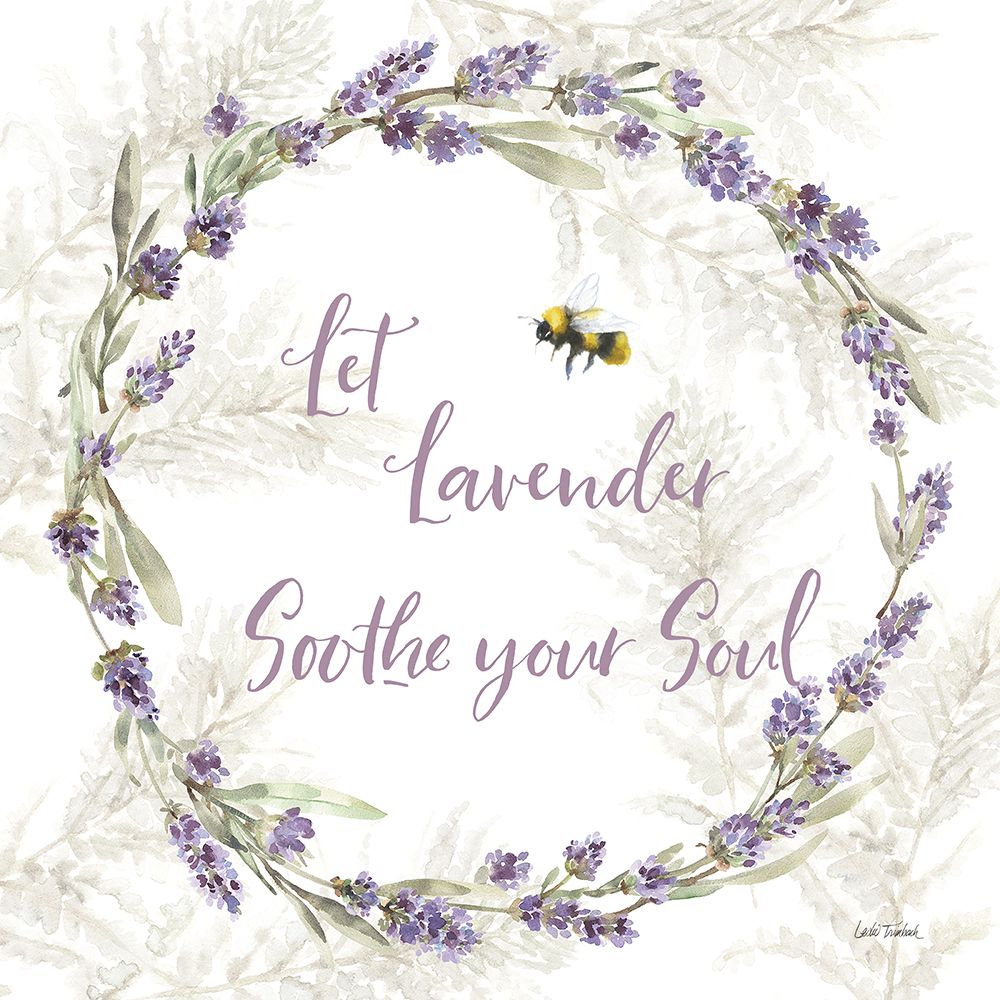 Fresh Lavender VII art print by Leslie Trimbach for $57.95 CAD