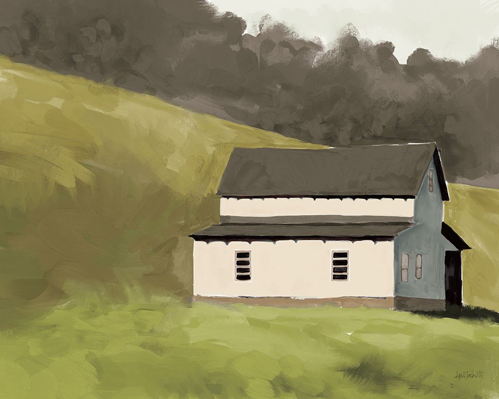 Neutral Barn I art print by Anne Tavoletti for $57.95 CAD