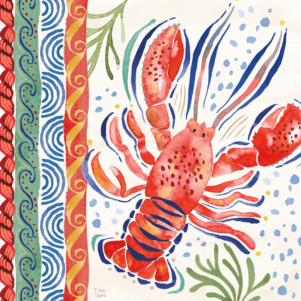 Nautical Vibes II art print by Dina June for $57.95 CAD