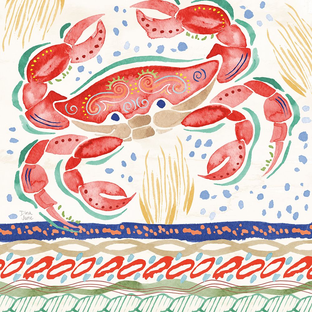 Nautical Vibes III art print by Dina June for $57.95 CAD