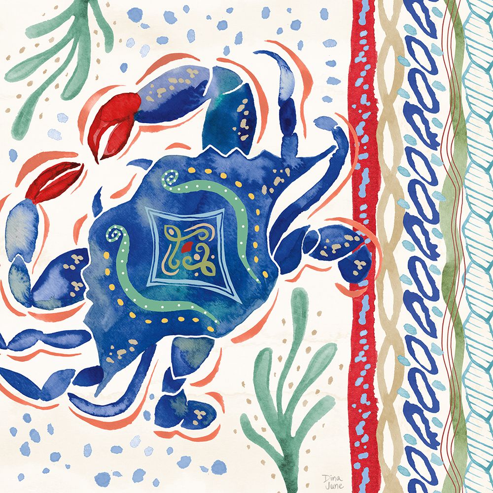 Nautical Vibes IV art print by Dina June for $57.95 CAD