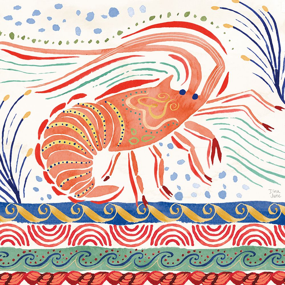 Nautical Vibes V art print by Dina June for $57.95 CAD