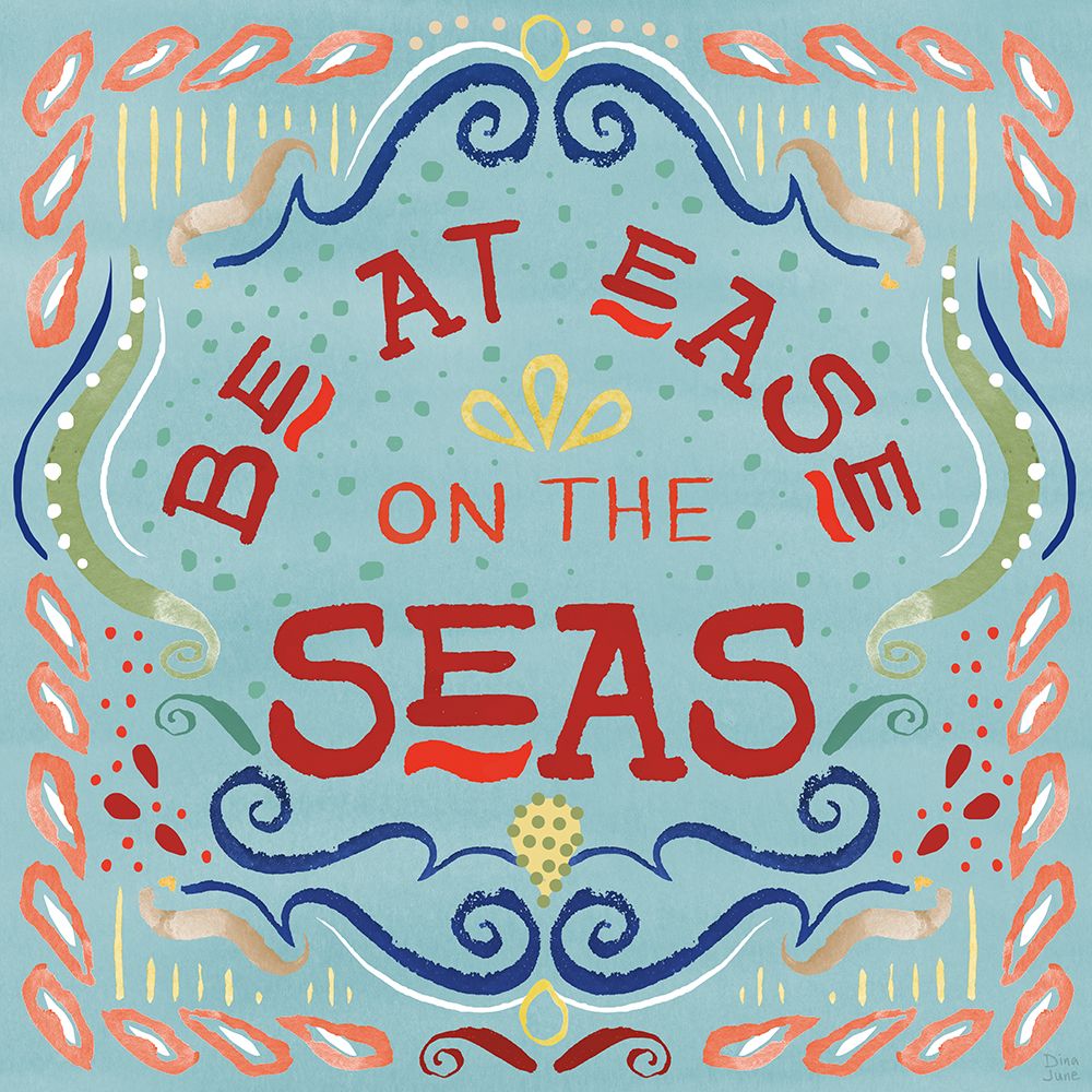 Nautical Vibes VII art print by Dina June for $57.95 CAD