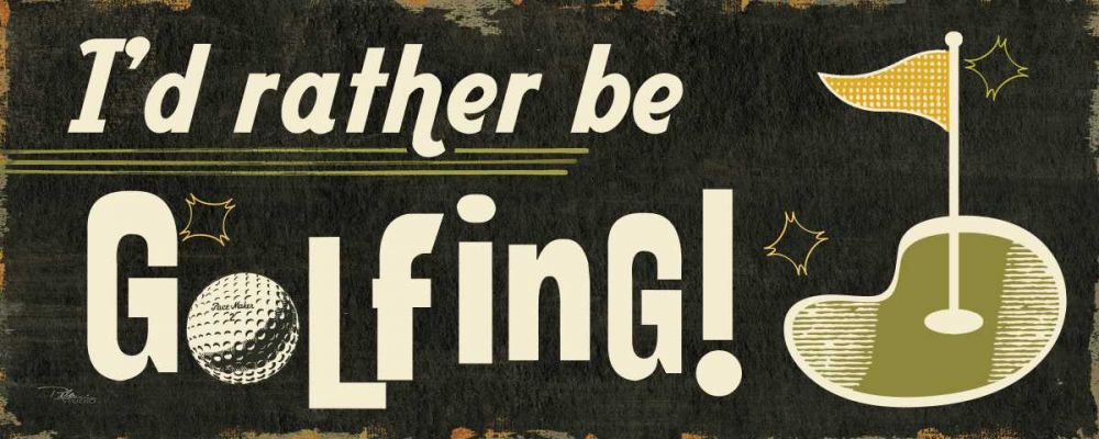 Funny Golf II art print by Pela Studio for $57.95 CAD