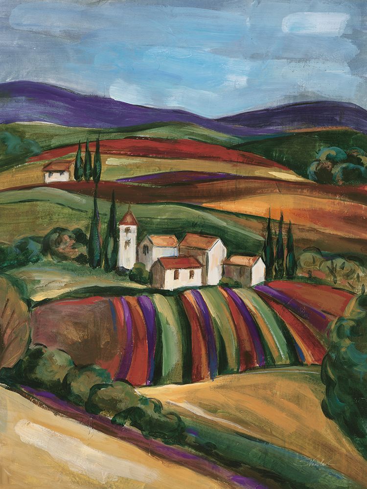 Lavender Fields II art print by Silvia Vassileva for $57.95 CAD