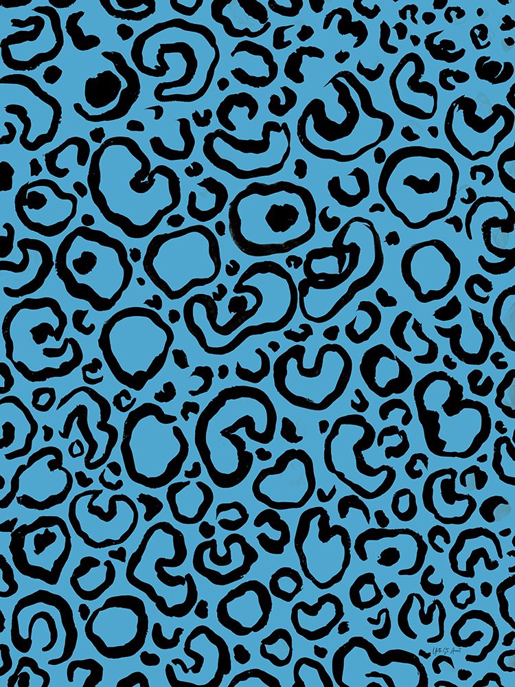 Animal Print IV Blue art print by Yvette St. Amant for $57.95 CAD
