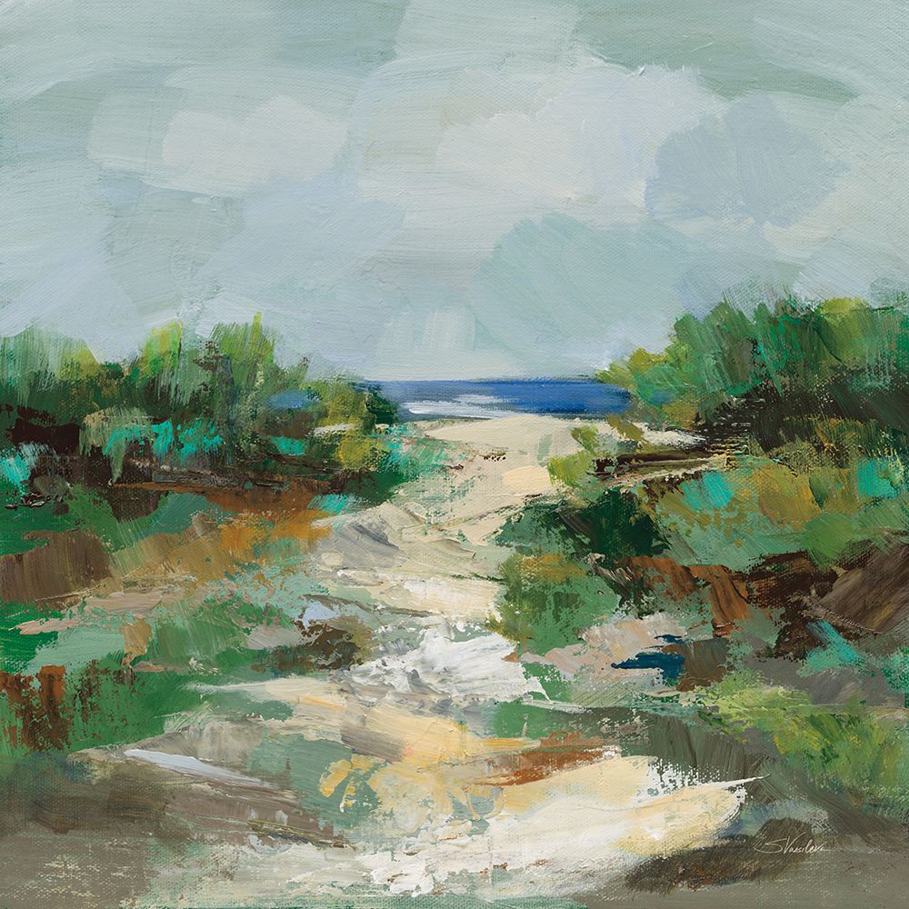 Grassy Beach art print by Silvia Vassileva for $57.95 CAD