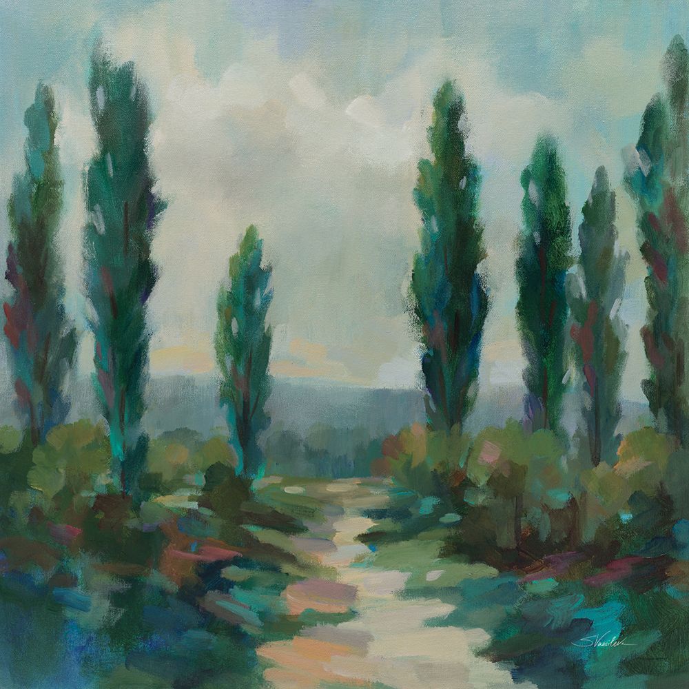 Majestic Poplars art print by Silvia Vassileva for $57.95 CAD