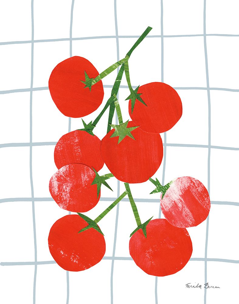 Fresh Tomatoes II art print by Farida Zaman for $57.95 CAD