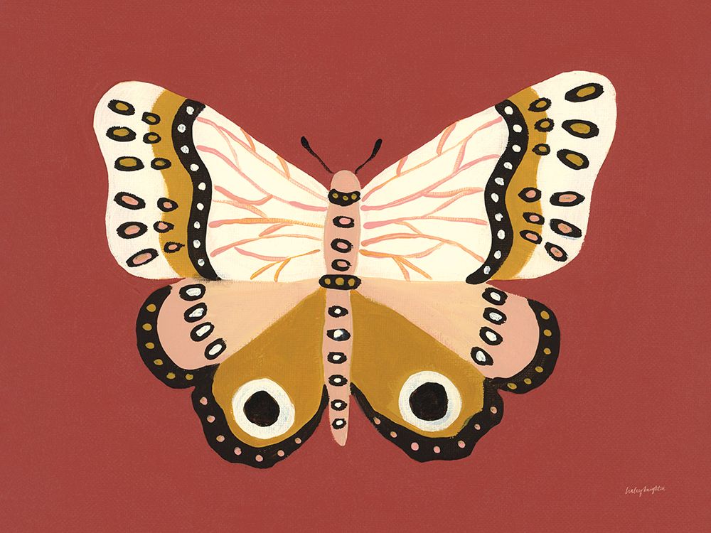 Cinnamon Butterfly art print by Haley Knighten for $57.95 CAD