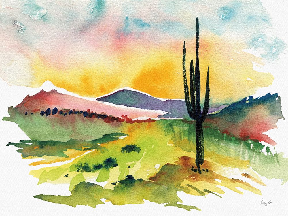 Desert Sunrise art print by Kristy Rice for $57.95 CAD