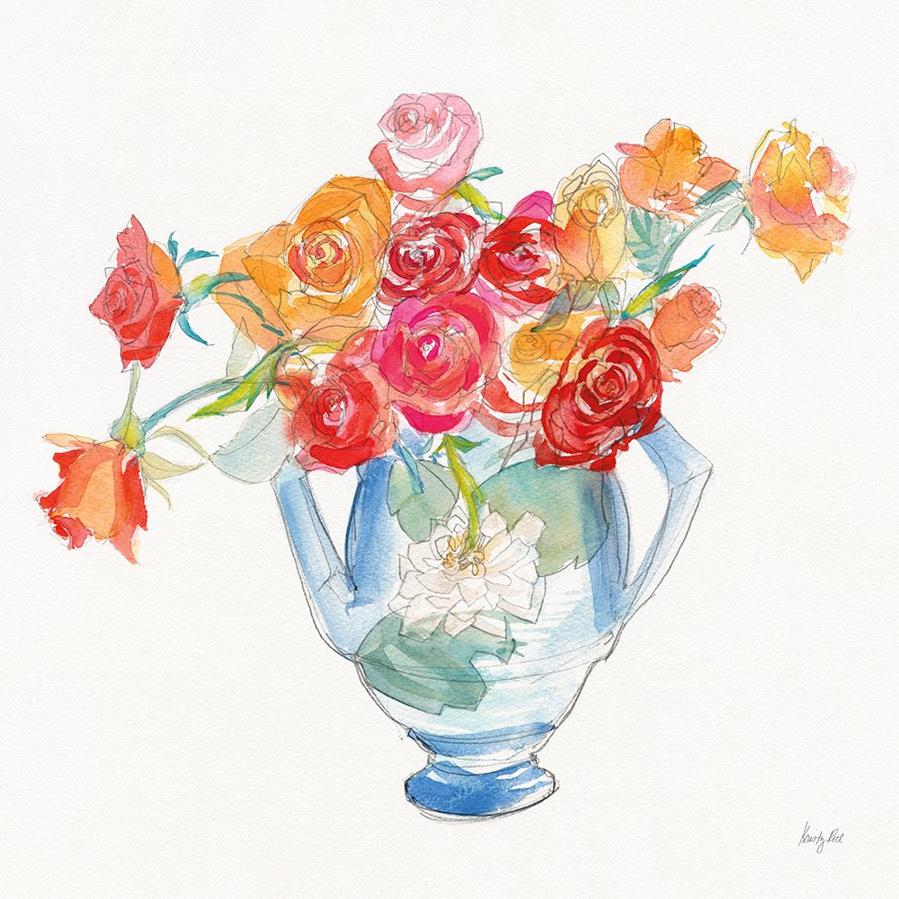 Joy Bouquet art print by Kristy Rice for $57.95 CAD