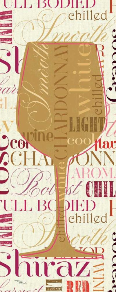 Colorful Wine Sayings - Chardonnay art print by Pela Studio for $57.95 CAD
