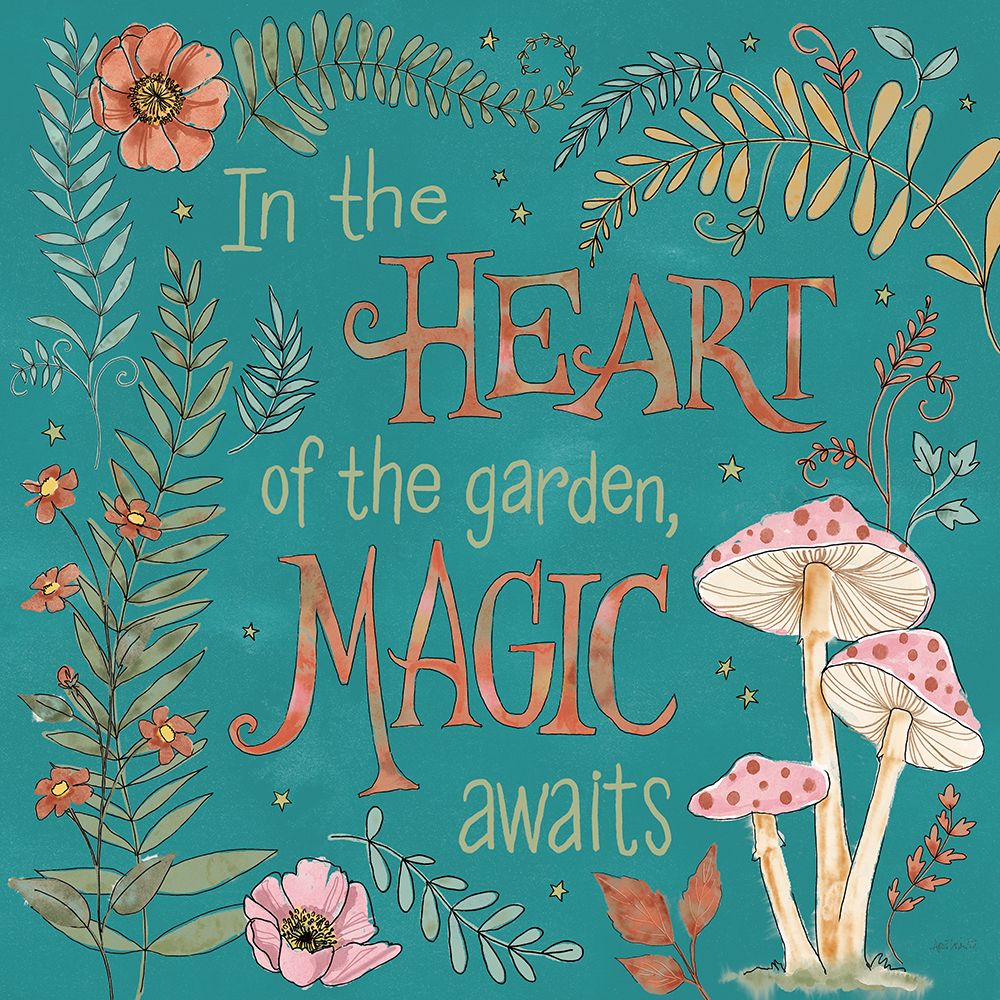 Garden Fairies Blue VIII art print by Anne Tavoletti for $57.95 CAD