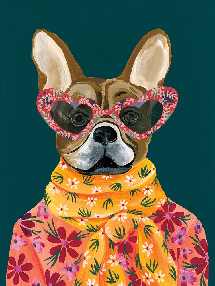 Fabulous Frenchie art print by Yvette St. Amant for $57.95 CAD
