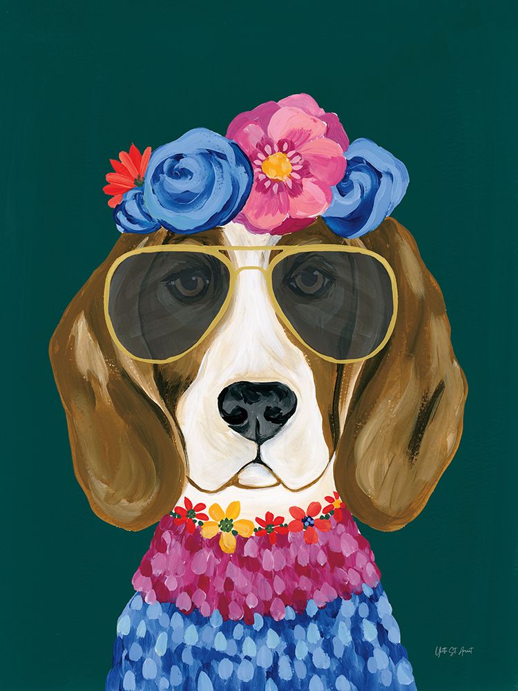 Regal Beagle art print by Yvette St. Amant for $57.95 CAD