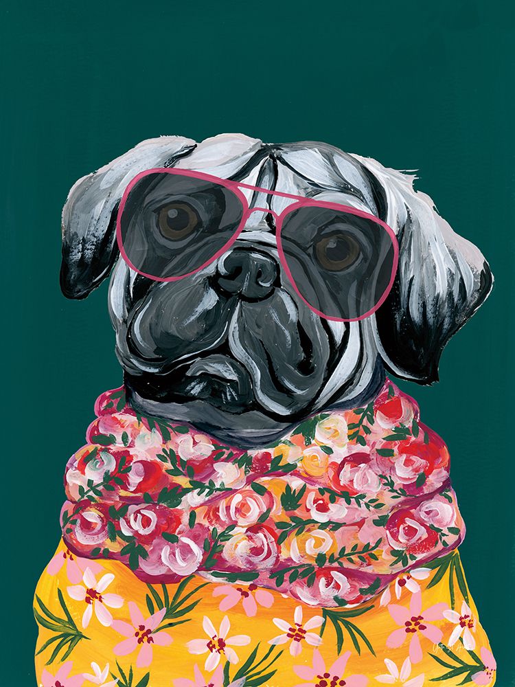 Smug Pug art print by Yvette St. Amant for $57.95 CAD