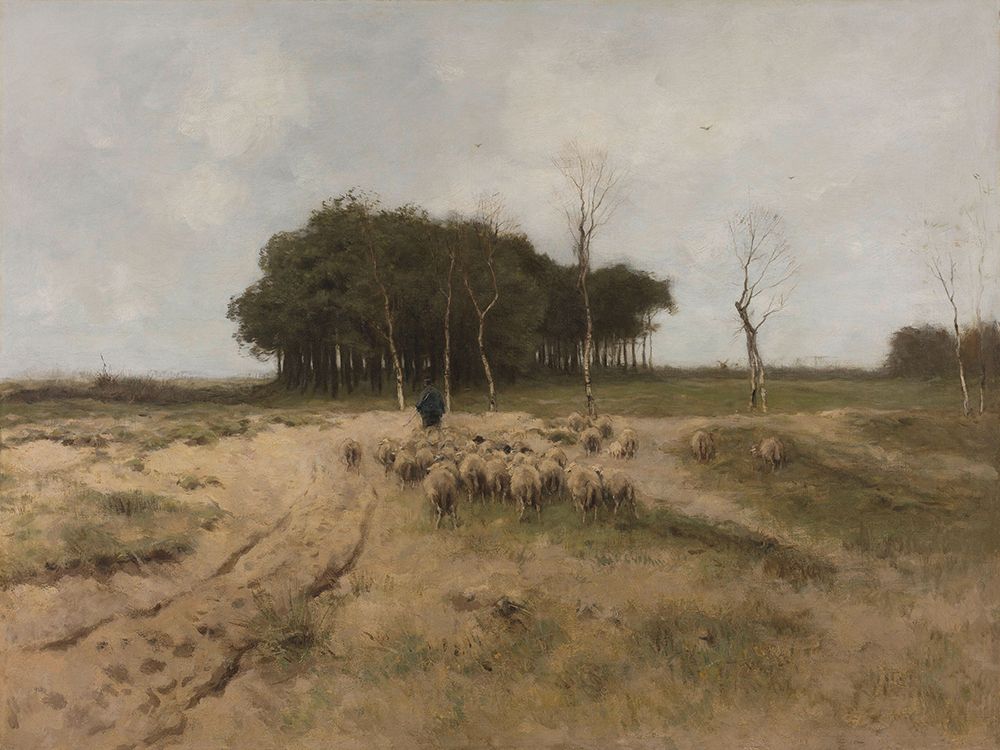 On the Heath Near Laren art print by Public Domain for $57.95 CAD