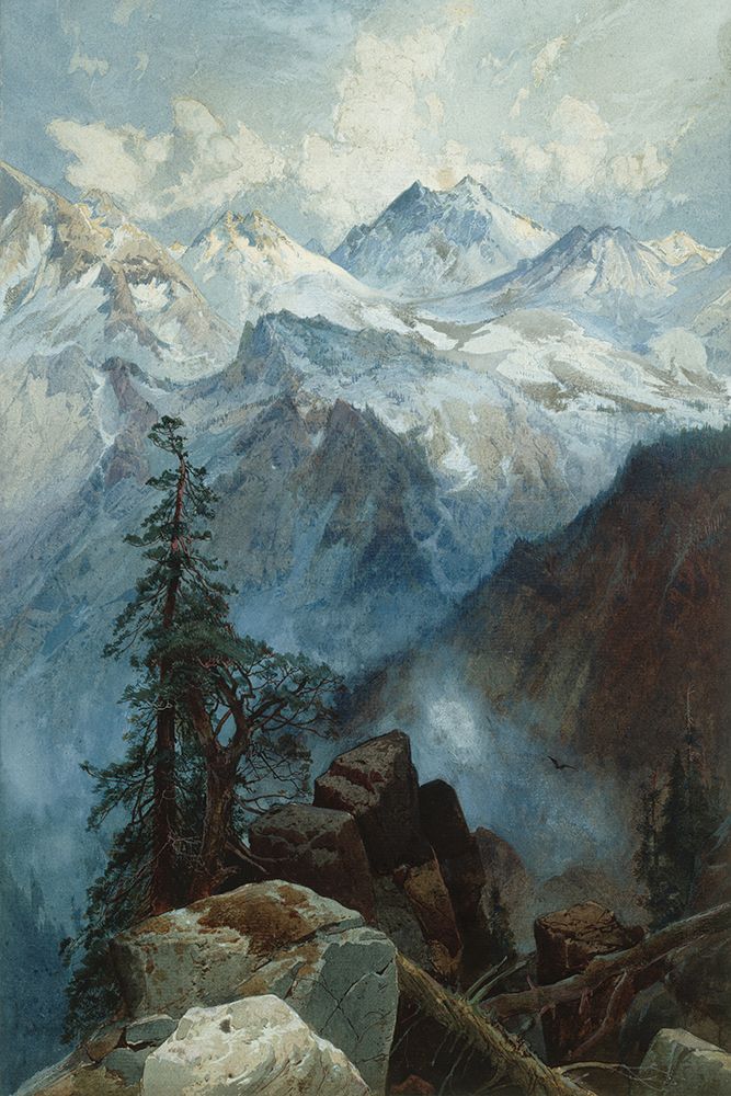 Summit of the Sierras art print by Public Domain for $57.95 CAD