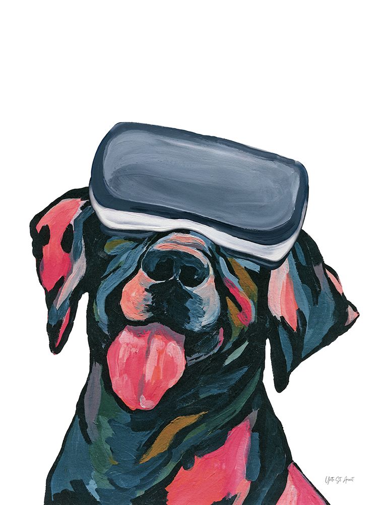 VR Labrador art print by Yvette St. Amant for $57.95 CAD