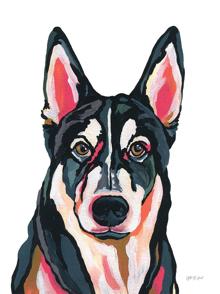 Husky art print by Yvette St. Amant for $57.95 CAD