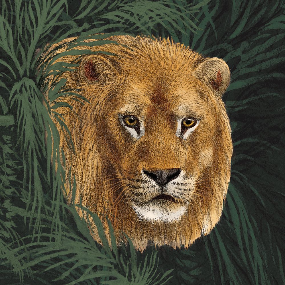 Jungle Cat Bust I art print by Wild Apple Portfolio for $57.95 CAD
