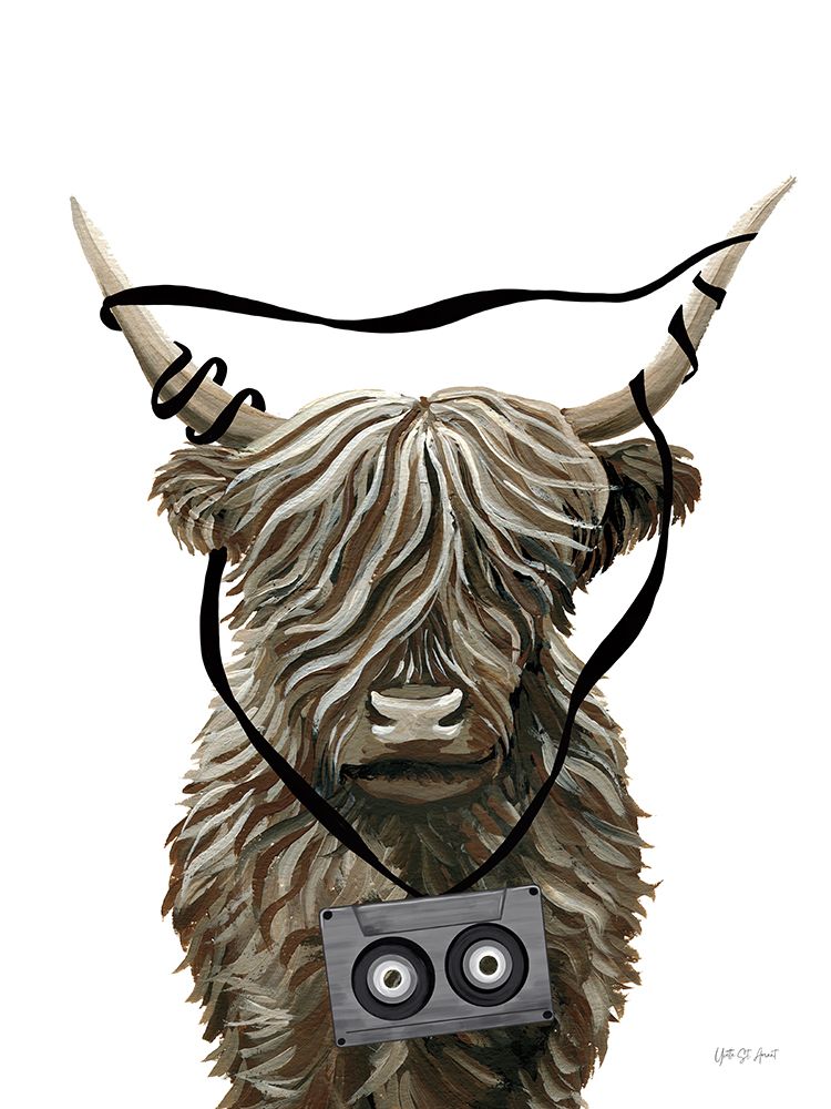 Highland Cassette art print by Yvette St. Amant for $57.95 CAD