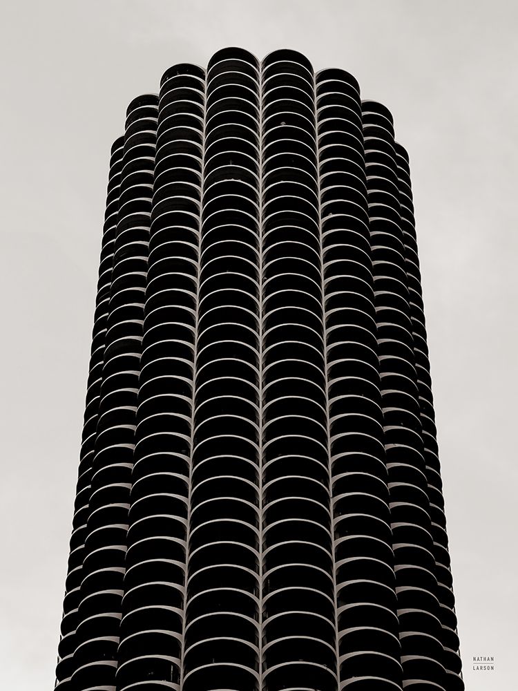 Chicago Skyline Marina City I art print by Nathan Larson for $57.95 CAD