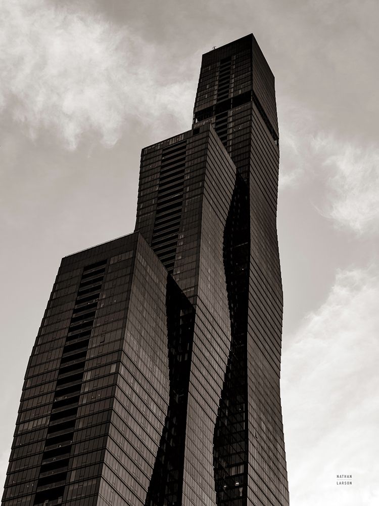 Chicago Skyline II art print by Nathan Larson for $57.95 CAD