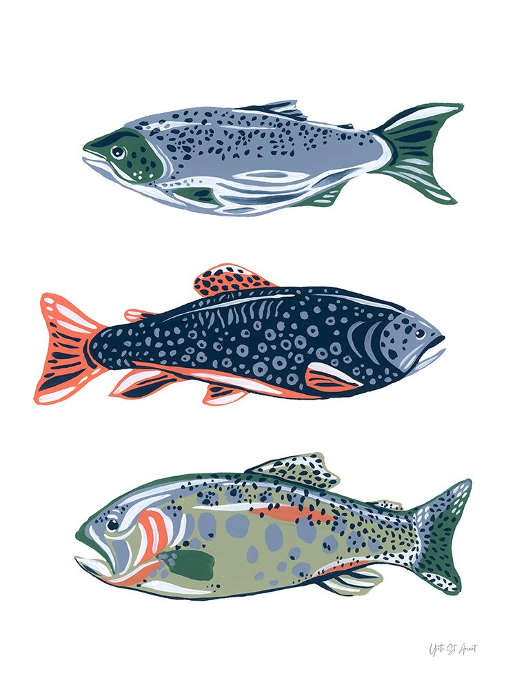 Catch of the Day II art print by Yvette St. Amant for $57.95 CAD