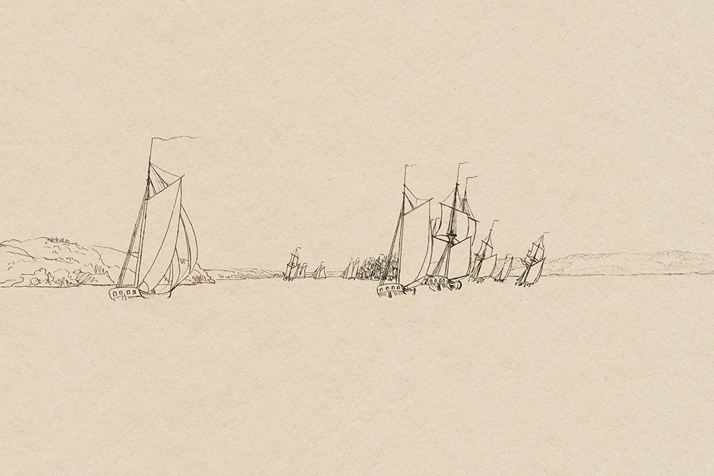 Sketch of the Harbor I art print by Wild Apple Portfolio for $57.95 CAD