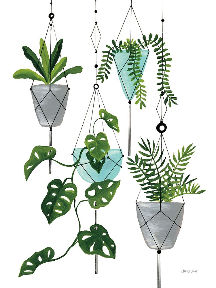 My Boho Plants II art print by Yvette St. Amant for $57.95 CAD