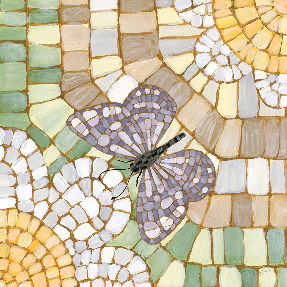 Botanical Mosaic IV art print by Yvette St. Amant for $57.95 CAD