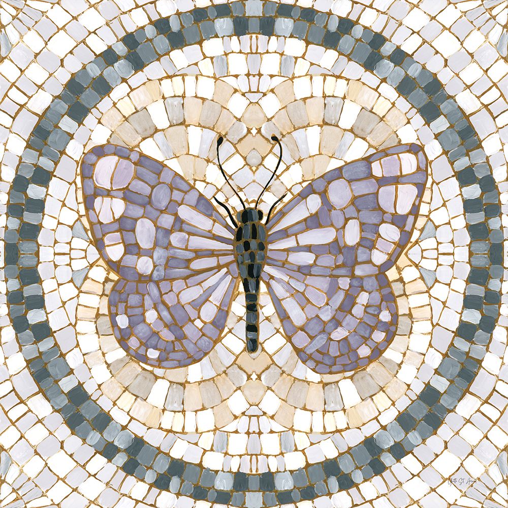 Botanical Mosaic VI art print by Yvette St. Amant for $57.95 CAD