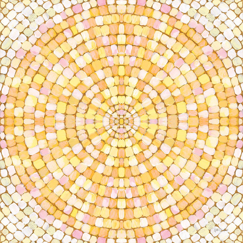 Botanical Mosaic X art print by Yvette St. Amant for $57.95 CAD
