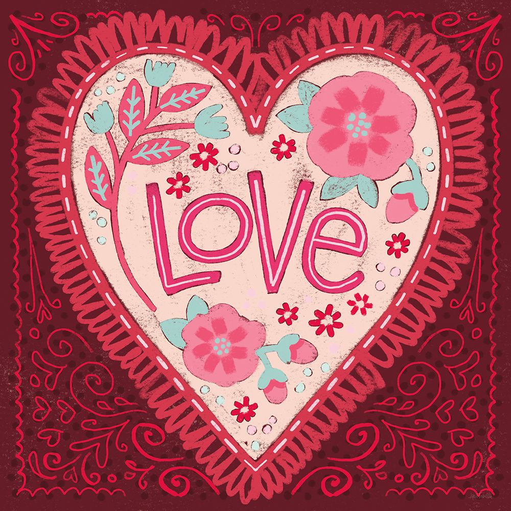 Sweet Hearts III art print by Anne Tavoletti for $57.95 CAD
