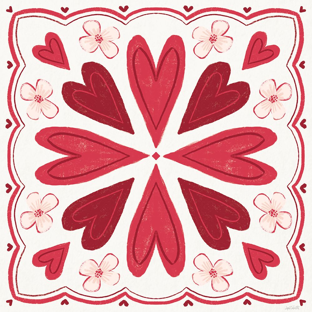 Sweet Hearts IV art print by Anne Tavoletti for $57.95 CAD