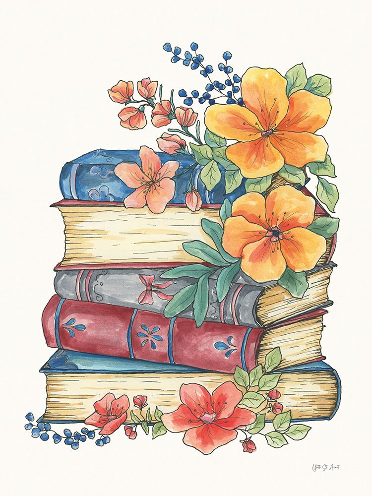 Blooming Book II art print by Yvette St. Amant for $57.95 CAD