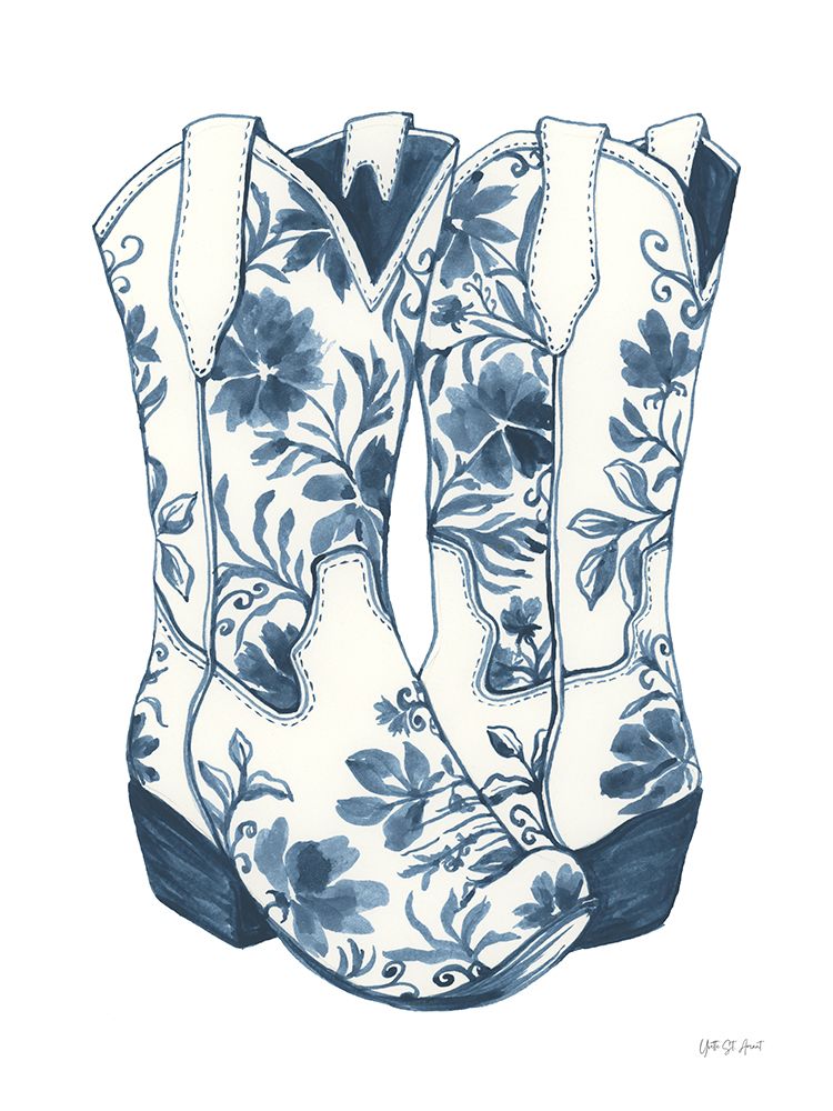 Kickin It Chinoiserie art print by Yvette St. Amant for $57.95 CAD