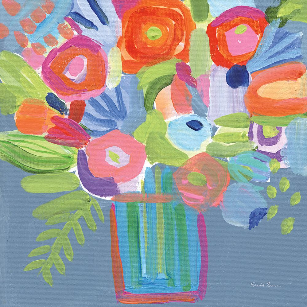 Abstracted Florals art print by Farida Zaman for $57.95 CAD