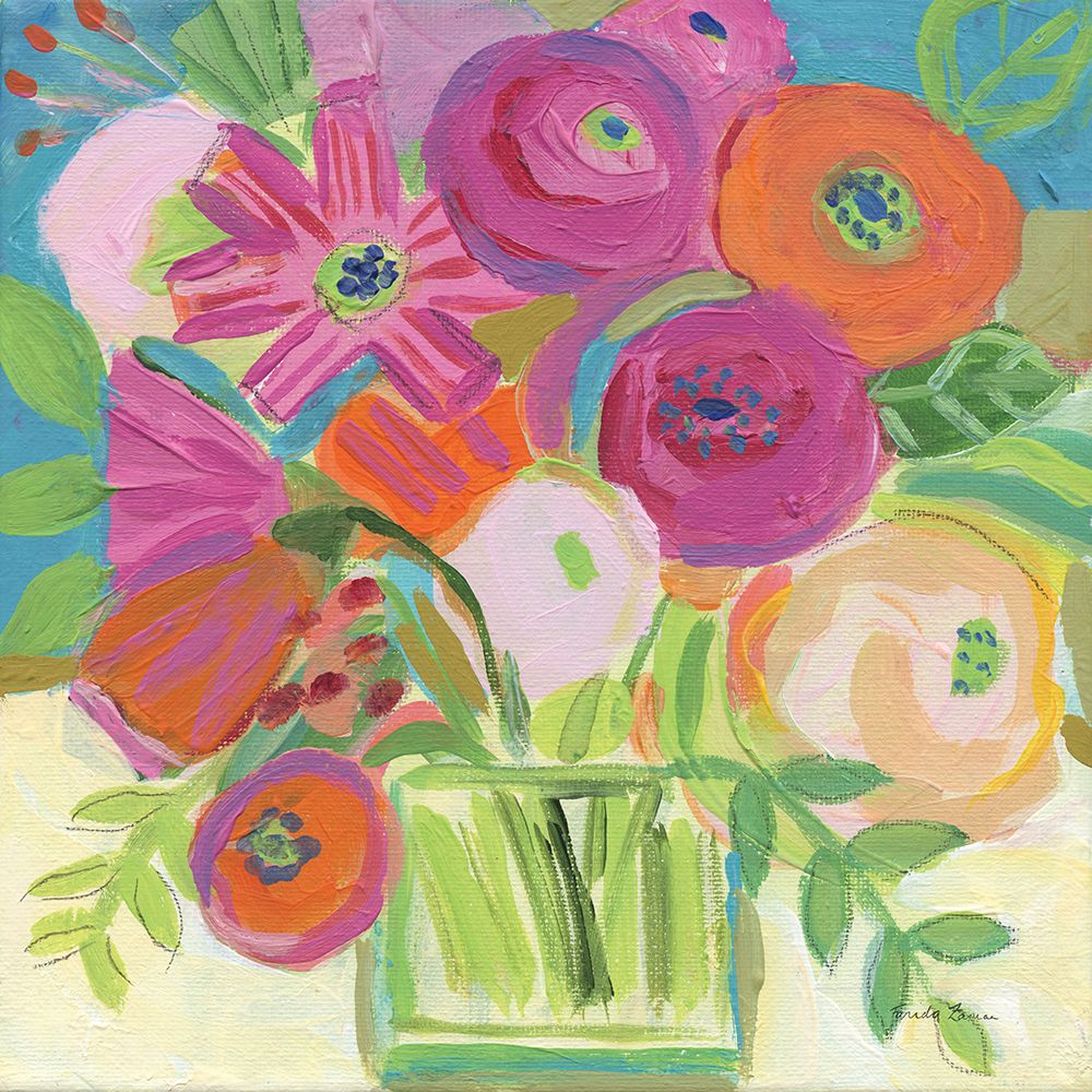 Artistic Bouquet art print by Farida Zaman for $57.95 CAD