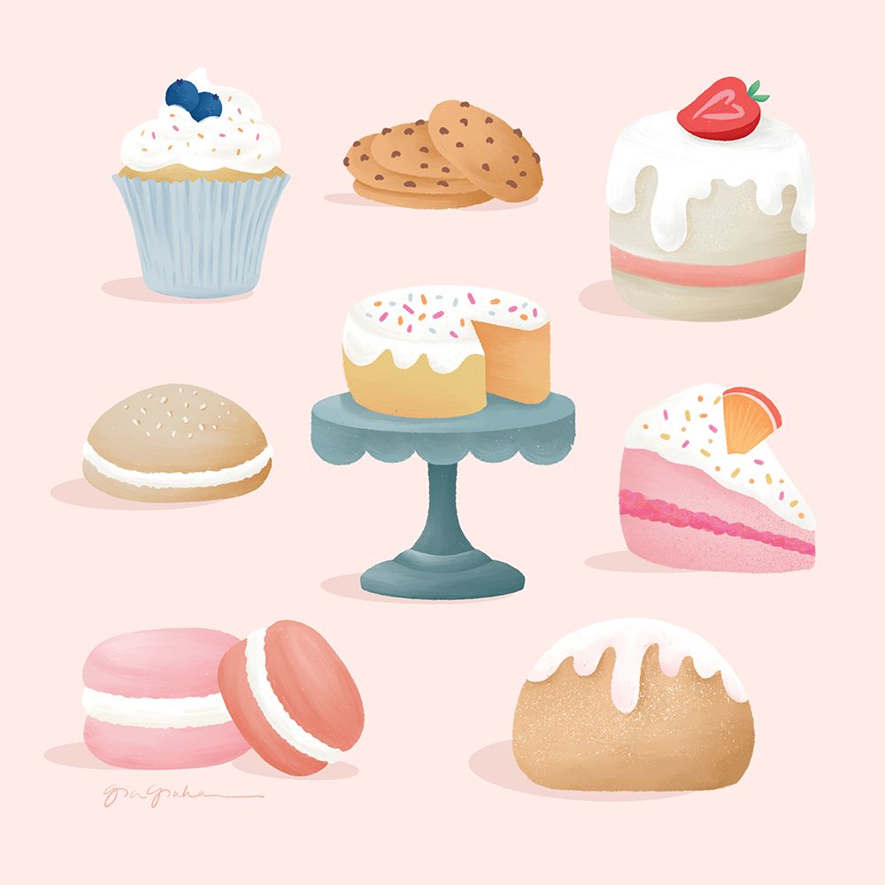 Bake Shop III art print by Gia Graham for $57.95 CAD