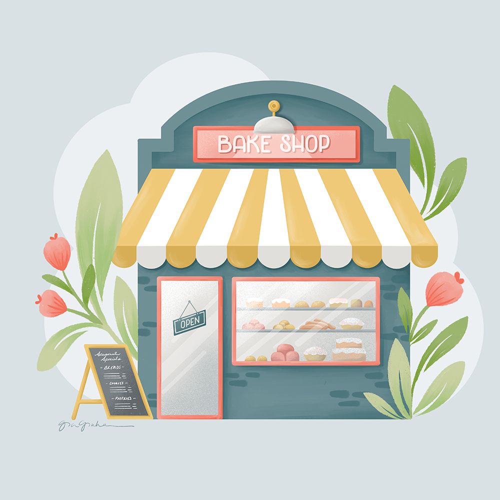 Bake Shop IV art print by Gia Graham for $57.95 CAD